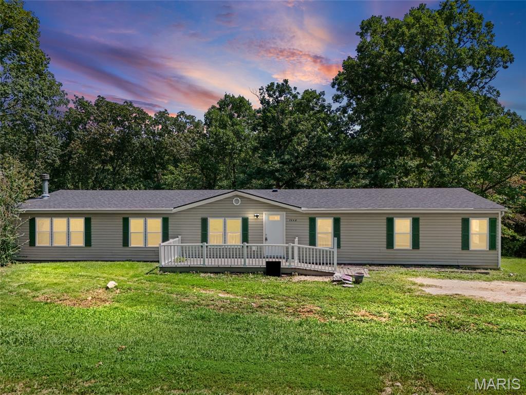 Welcome to this expansive ranch situated on a private lot with over 2 acres, offering plenty of space and privacy! Step inside to a spacious, open layout featuring 3 large bedrooms and 2 generously sized bathrooms. The large living room is filled with natural light and features a fireplace, creating a great space to relax or entertain. The kitchen offers plenty of room to gather and features stainless steel appliances, ample cabinet and counter space, and a large center island perfect for additional seating and prep space. The primary suite is a true retreat with a spacious bedroom, large walk-in closet, and private bathroom featuring both a soaking tub and separate shower. Just off the primary bedroom, you will also find a bonus laundry room providing additional convenience and storage.
The two additional bedrooms offer plenty of space, with brand new carpet recently installed in two of the bedrooms. Outside, the expansive 2+ acre lot provides tons of room to enjoy the outdoors while still offering a private setting. To top it all off, the roof is less than a year old, providing peace of mind for years to come. With a spacious layout, large rooms, great primary suite, and over 2 acres of land, this home has so much to offer!