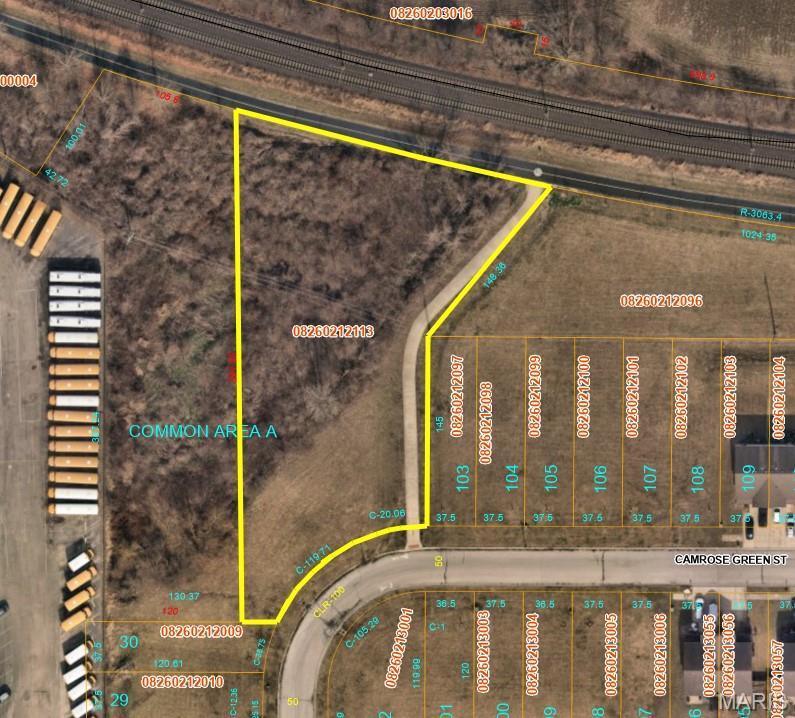 Mostly level duplex lot within the Fox Valley Subdivision of Belleville, IL are ready for the builder of your choosing!  Any duplex built will need to comply with a 1,200 SF minimum requirement per side.  All public utilities are available on each lot however, no tap on fees have been paid by the current owner.