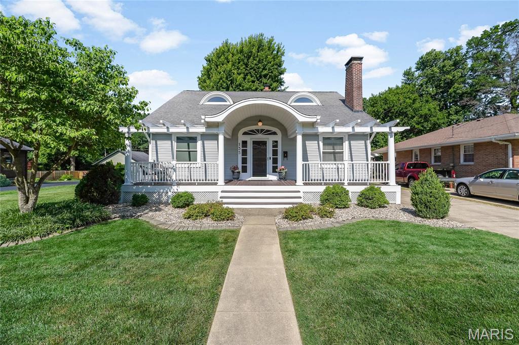 Welcome home to this well-maintained 3-bedroom, 2-bathroom property offering a blend of comfort, convenience, and thoughtful upgrades. 

Inside, you'll find a unique and versatile floor plan highlighted by the expansive upper-level primary suite. This private retreat features a spacious bedroom, dedicated bathroom, and additional living area perfect for a sitting room, home office, nursery, workout space, or personal lounge.

Additional features include a Beam central vacuum system, new furnace and A/C as of 2023, and a reverse osmosis remineralization water filtration system, providing high-quality drinking water directly from the kitchen. The oversized garage offers ample space for vehicles, storage, hobbies, or a workshop, while numerous updates throughout the years add to the home's appeal and functionality.

Enjoy outdoor living on the spacious deck overlooking the backyard, where a row of growing arborvitae trees provides added privacy and room to mature.

Conveniently located with quick access to Interstates 55/70 and 255, this home makes commuting throughout the Metro East and St. Louis areas a breeze. Situated near Historic Route 66, you'll enjoy both accessibility and local charm while being close to shopping, dining, parks, and everyday amenities.

Don't miss your opportunity to own this spacious and well-cared-for home with a one-of-a-kind primary suite! Buyer to independently verify all MLS information, including but not limited to square footage, room measurements, lot size, taxes, and school district.