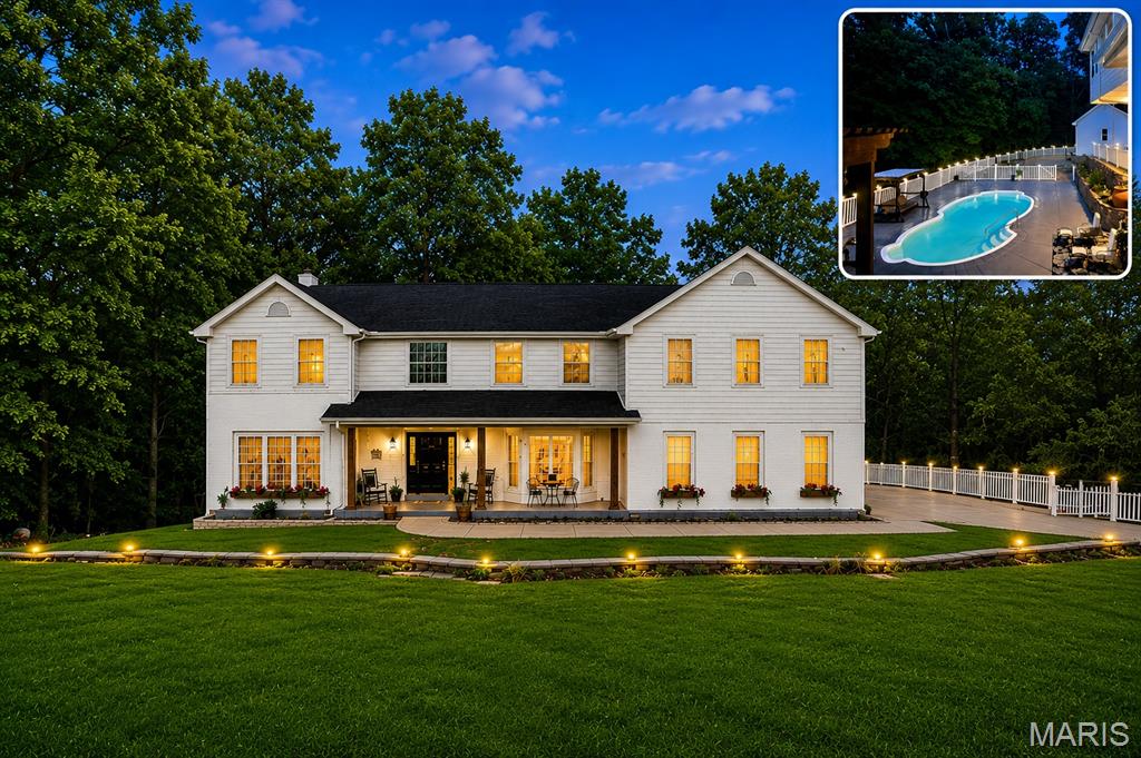 Experience the best of Callaway Valley living—where privacy, luxury, and lifestyle align.
Situated on a stunning 6-acre estate with coveted lake rights, this exceptional property offers a rare blend of space, serenity, and high-end living.
The heart of the home is a chef’s dream kitchen, beautifully updated in 2022 with a 48” Wolf gas range with pot filler, Sub-Zero refrigerator, expansive island, custom white cabinetry, and a walk-in pantry—designed for both everyday living and elevated entertaining.
Unwind in the sunroom overlooking the heated in-ground pool, where indoor comfort meets resort-style outdoor living. Step outside to your private oasis, perfect for hosting or relaxing in total seclusion.
Car enthusiasts and hobbyists will appreciate the detached garage and abundant additional space to accommodate an RV, boat, or recreational vehicles—a rare and valuable feature.
Enjoy energy efficiency with Bosch geothermal heating and cooling, along with the added security of a whole-home generator.
Offering 4+ bedrooms, 5 bathrooms, and an ideal layout featuring two sunrooms, a dedicated office, dual laundry rooms, and a media room with built-in wet bar attached to the owner’s suite, this home delivers both function and luxury at every turn.
A rare opportunity to own acreage, lake access, and a true entertainer’s retreat—this is Callaway Valley at its finest.