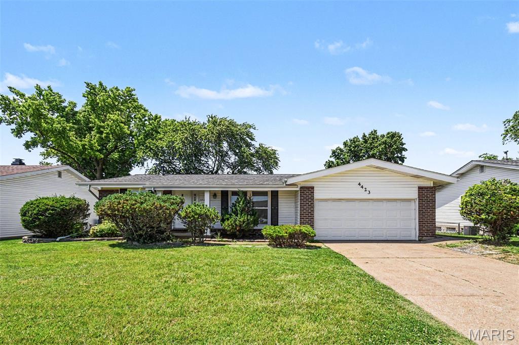This move-in-ready, three-bedroom, two-bathroom, one-story home features a two-car garage and a classic, traditional floor plan that offers dedicated, well-defined spaces for everyday living. The functional kitchen is equipped with practical laminate countertops perfectly paired with stainless steel appliances. Below the main level, an unfinished basement provides a blank canvas with ample room for storage or future expansion, and the exterior boasts a fenced-in backyard and deck that offers a secure space for outdoor enjoyment. Schedule your showings today!