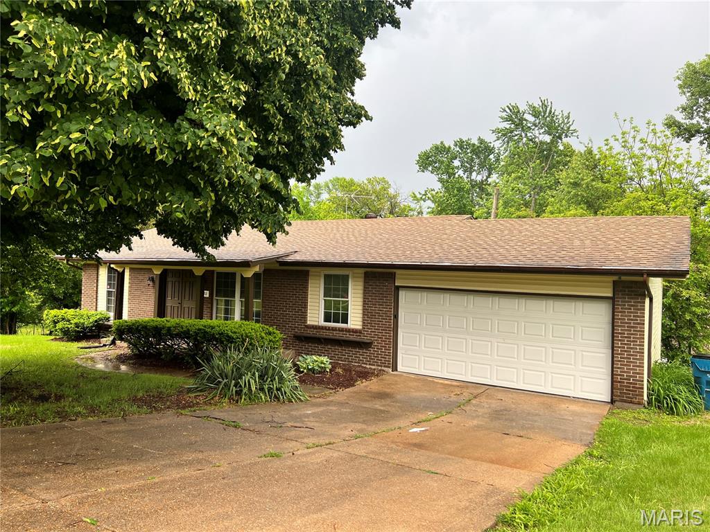 This 3-bedroom, Blackjack, brick ranch home features 2 full bathrooms on the 1400 sq ft main level, partially finished walk out lower level, gas fireplace, and 2 car garage. This home has been totally renovated-fresh paint, new deluxe LVT flooring on main level, new stainless appliances, remodeled kitchen with granite countertop, undermount sink, with deluxe faucet, many new lights, remodeled bathrooms, new furnace and A Coil, new water heater, and much more!