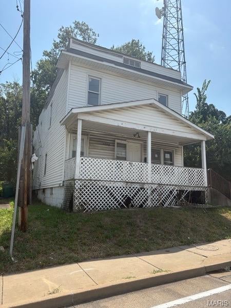 Excellent Investment Opportunity. This 2 story home has a  covered porch, rear patio and deck with rear parking. The home offers 4 bedrooms and 3 baths with sep dining room and an eat-in kitchen. The building has good bones, needs some repairs and updating, and is well worth the price. No utilities are on, and they will not be turned on for inspections. Home to be sold in current "AS IS" Condition. Seller will NOT provide or pay for any inspections or repairs. Financed offers require buyer's lender per-qualification, cash offers required proof of funds. Seller does not pay Customary closing Cost: including Transfer fees, Any title policy or escrow fees. Property was built prior to 1978 and lead-based paint potentially exists. This property may qualify for Seller Financing (Vendee). See Flyer attached in MARIS.