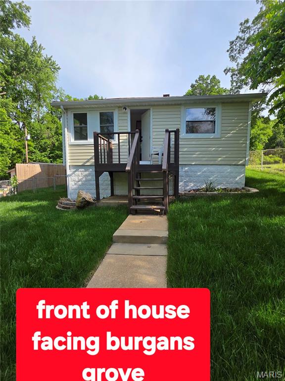 HOUSE AT 7072 BURGANS GROVE , INCLUDED  IN SALE  IS  ADJACENT 4 VACANT LOTS ACCESSED BY PRIVATE GRAVEL ROAD IN REAR, ALSO ONE RIVER LOT OFF BURGANS GROVE ROAD ADJACENT FRONT OF HOUSE.   HOUSE IS NOT IN  A FLOOD PLAIN