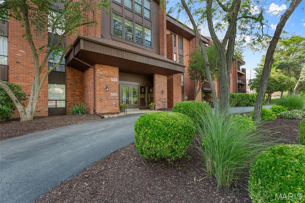 Nicely updated, really clean, spacious home. Enter into the foyer which opens to the living  and dining area with electric burning fireplace and access to the deck. The updated eat-in kitchen includes granite counter surfaces and stainless steel appliances, also opening to the deck. Adjacent is a nice sized office area, which can also be utilized as an additional sleeping space, or third bedroom. There is a bedroom with ample closet space and full bath across the hall. The main suite includes and updated bathroom and large walk-in closet. Private laundry is located in the hall, adjacent to the full bath. This lovely community offers a pool, tennis courts and club house. The building includes elevator access to all floors, including the temperature controlled parking garage. The roof is three years old and the decks are all being replaced within the next year. Parking Space #34, storage closet # 3.