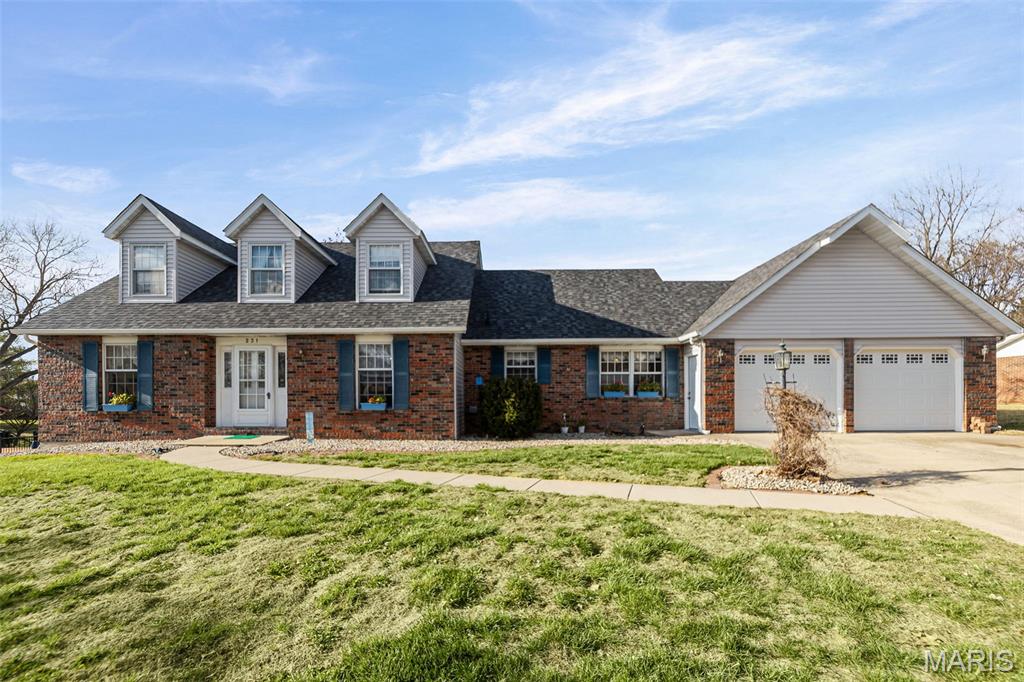 *Back on the market through no fault of the seller.*  Welcome home to 231 Westglen Dr., nestled in the Glenwood Estates subdivision of Glen Carbon. This well-maintained 2-story home offers a functional layout, generous living spaces, and a peaceful setting on a large, level lot.  Over 2,300 sq. ft., 4 bedrooms and 3.5 baths, including a main-level bedroom—ideal for guests, an office, or flexible living needs. The main floor features a spacious living room filled with natural light, along with a comfortable family room perfect for everyday living or entertaining. The kitchen offers granite countertops and ample cabinetry with an adjoining breakfast area. A separate dining space provides additional room for gatherings. Upstairs, you’ll find three generously sized bedrooms, including a large primary bedroom with great closet space, along with two full bathrooms serving the upper level. Convenience is key, with the main-floor laundry just off the kitchen, which also includes a half bath. Step outside to enjoy the screened-in porch and patio overlooking the large, level backyard, perfect for relaxing or entertaining. Additional features include an oversized two-car garage, an extended driveway, mature landscaping, and an unfinished basement with storage and potential for future finishing. Conveniently located near shopping, dining, and local amenities, and both I-270 and I-55.  This house will make you feel at HOME!