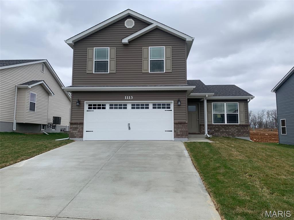 BRAND NEW home with every option you could imagine! They include vaulted ceilings, rounded “bullnose” corners, granite or quartz countertops, stainless steel appliances, 42" cabinets with "cushion close", custom neutral-colored paint job throughout, LVT flooring throughout most of the home, framed windows, taller baseboards, adult-sized cabinets in bathrooms with marble countertops, walk-in closets, upgraded carriage garage doors with openers on 2 CAR Garage , full bath rough-in, panel doors (many varieties), and upgraded water/light fixtures throughout the house! Second floor laundry! Fully sodded yard (front/sides/back). *Pictures are of previously built homes. Builder/Broker* This home is USDA eligible.