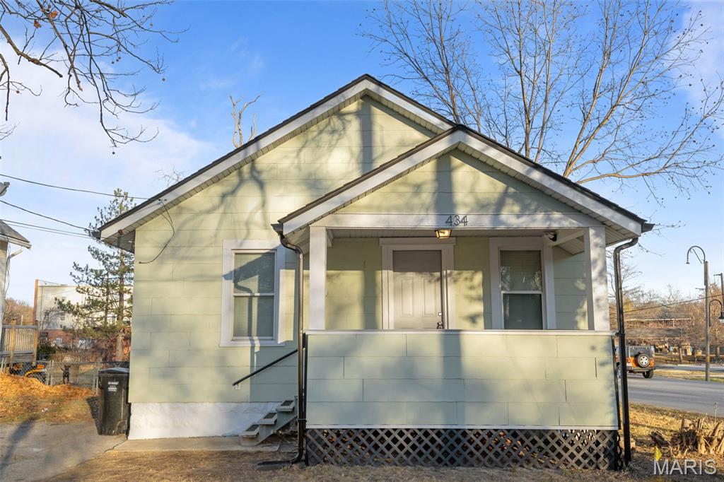 Welcome to this charming 2-bedroom, 1-bath bungalow in historic Ferguson! This turn-key home on Harrison is perfect for a first-time buyer or anyone looking to downsize with ease. Meticulously updated from top to bottom, the home features granite countertops, stainless steel appliances, new luxury flooring and carpet, a fully updated bath, and a brand-new roof. The clean, versatile basement offers excellent flex space—ideal for a rec room, game nights, or a second living area—along with abundant storage. Outside, enjoy a large, flat backyard perfect for entertaining, play, or relaxing evenings outdoors.