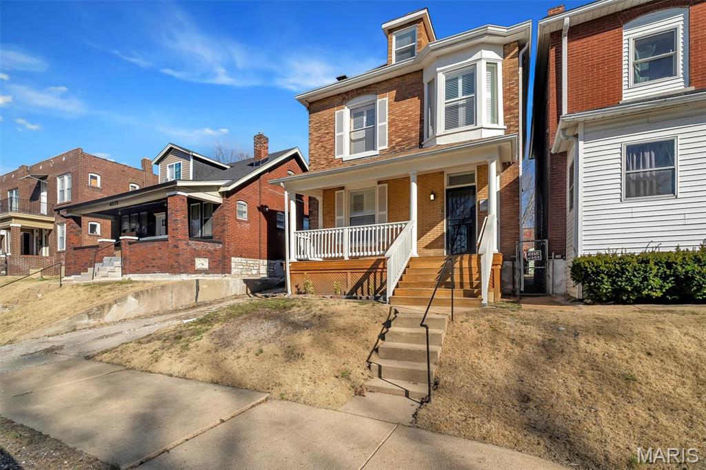 Welcome home to 4636 S Compton Ave.! This South City gem is ready and waiting for you to make it your own. The spacious, newly rebuilt front porch makes for a great first impression! You'll love relaxing there for quiet morning time or winding down in the evening. As you enter, the Golden Oak hardwood floors and beautiful original woodworking on the staircase bring warmth and charm. Neutral paint throughout is the perfect canvas for you to add your finishing touches. Separate living and dining add even more character. The kitchen boasts stainless steel appliances and plenty of cabinet space! The special tap with filtered drinking water is sure to please. Upstairs you'll find all 3 bedrooms - each with hardwood floors and ample closets. There's also a full basement for added storage. Out back you'll find a lovely deck and fenced yard with enough room to enjoy all your favorite outdoor activities - and even a garden! The HVAC, hot water heater, and electrical panel have been recently replaced for peace of mind. This sweet home has been lovingly cared for and is ready for its next chapter. Schedule your showing today! Information pulled from various sources. Buyer to verify all MLS data.