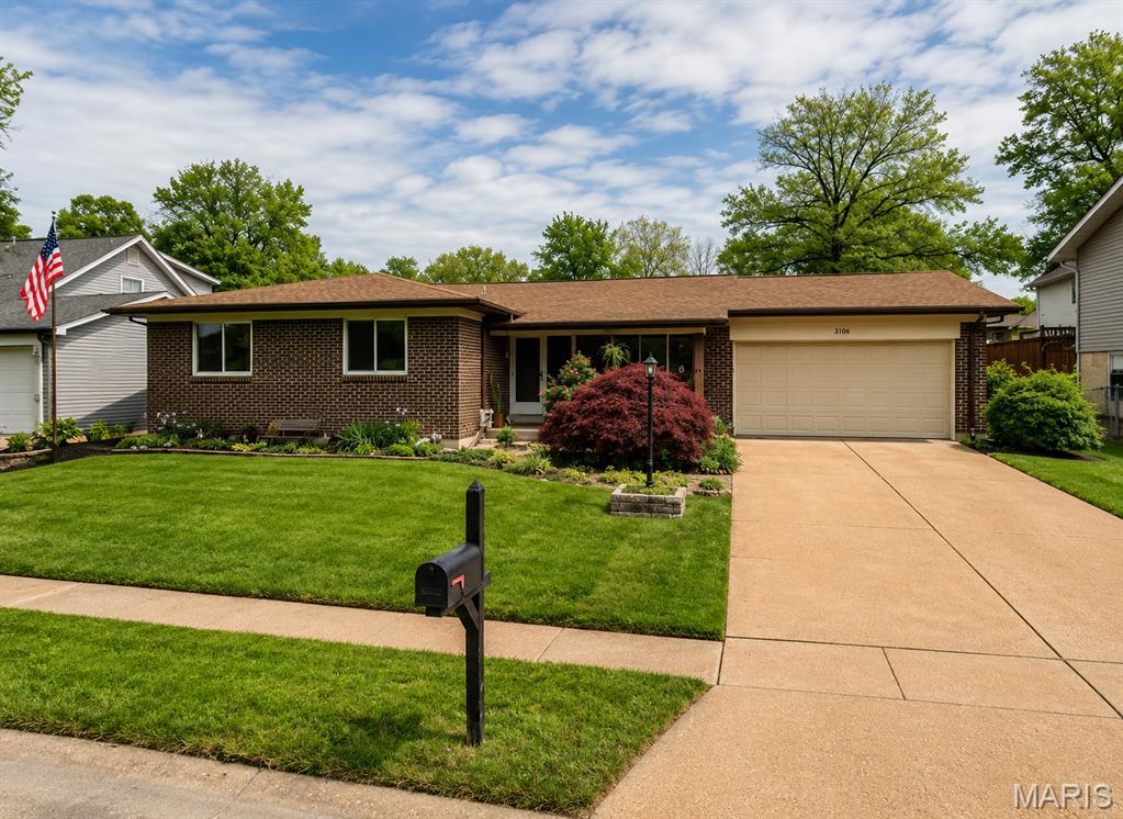Opportunity knocks! Here is your chance to own a spacious 4 bedroom, 3 bath  ranch home  in a highly desirable and centrally located Maryland Heights neighborhood. Offering over 1,700 square feet on the main level plus approximately another 1,000 additional finished square feet in the lower level, there is room to spread out, entertain, and make the space your own. The oversized 2 car garage provides extra room for vehicles, storage, hobbies, or workspace needs.
This property offers incredible potential and has been priced for a quick sale. One of the larger ranch floorplans in the neighborhood, this home presents an exciting opportunity to add value while creating a space tailored to your own style and needs. Seller is selling the property as is. This Motivated Seller is looking for a cash offer and a quick closing.   Showings will be limited to Wednesday and Thursday, 5/27 and 5/28 only. Seller believes the roof is approximately 8 years old. Stainless appliances with dishwasher being around a year old.  Vinyl windows. The floorplan has been reconfigured throughout the years, so now there is a very spacious 4th  bedroom  space that is still awaiting a formal closet. Walk out the French doors to the covered patio overlooking your level fenced backyard. 
Whether you're looking to update over time or unlock the home's full potential, this is a fantastic opportunity to build sweat equity and create something truly your own in a highly sought after neighborhood. Seller is ready for your offer :)