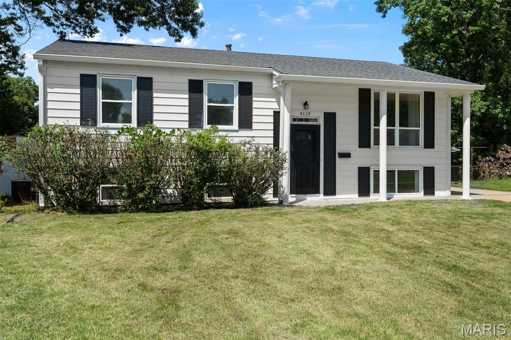 Welcome to 4119 Diebold Ct, a beautifully updated 3-bedroom, 2.5-bath home offering bright, comfortable living spaces and plenty of room to spread out. The main level features rich hardwood flooring, fresh neutral finishes, recessed lighting, and an open flow between the living, dining, and kitchen areas. The updated kitchen is equipped with light cabinetry, quartz-style countertops, stainless steel appliances, modern hardware, generous storage, and a breakfast bar perfect for casual dining. All three bedrooms are conveniently located on the main level, including a spacious primary bedroom with its own private half bath. The updated hall bathroom features modern tile, a stylish vanity, and contemporary black fixtures. Downstairs, the expansive finished lower level provides an impressive second living area with recessed lighting and durable flooring, along with another full bathroom featuring a walk-in shower. A large unfinished utility and storage area provides additional functionality. Outside, enjoy a spacious backyard, rear deck, storage shed, mature trees, and plenty of room for entertaining, pets, or outdoor activities. With updated finishes throughout and flexible living space on both levels, this move-in-ready home has plenty to offer.
