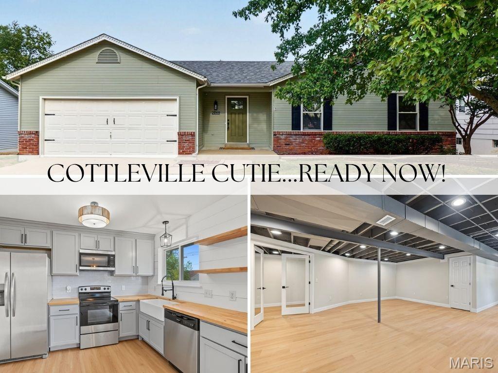 Welcome to 2949 White Stable Drive, a beautifully remodeled 3 bedroom, 2.5 bath home in the Morgan Oaks neighborhood, just across the street from Cottlevillage! Enjoy being within a quick distance of local restaurants, shops, parks, and community events in downtown Cottleville. 

Inside, you'll find new luxury vinyl plank flooring, new carpet, fresh paint, and updated light fixtures throughout. The charming farmhouse-style kitchen features stainless steel appliances, tiled backsplash, open shelving, an apron-front sink, and shiplap detailing.

The finished walkout basement offers even more living space, including a fourth room ideal for an office, guest room, or playroom, plus a half bathroom, laundry area, and storage areas. Stylish, spacious, and ideally located, this move-in-ready rental offers the perfect combination of comfort and convenience.