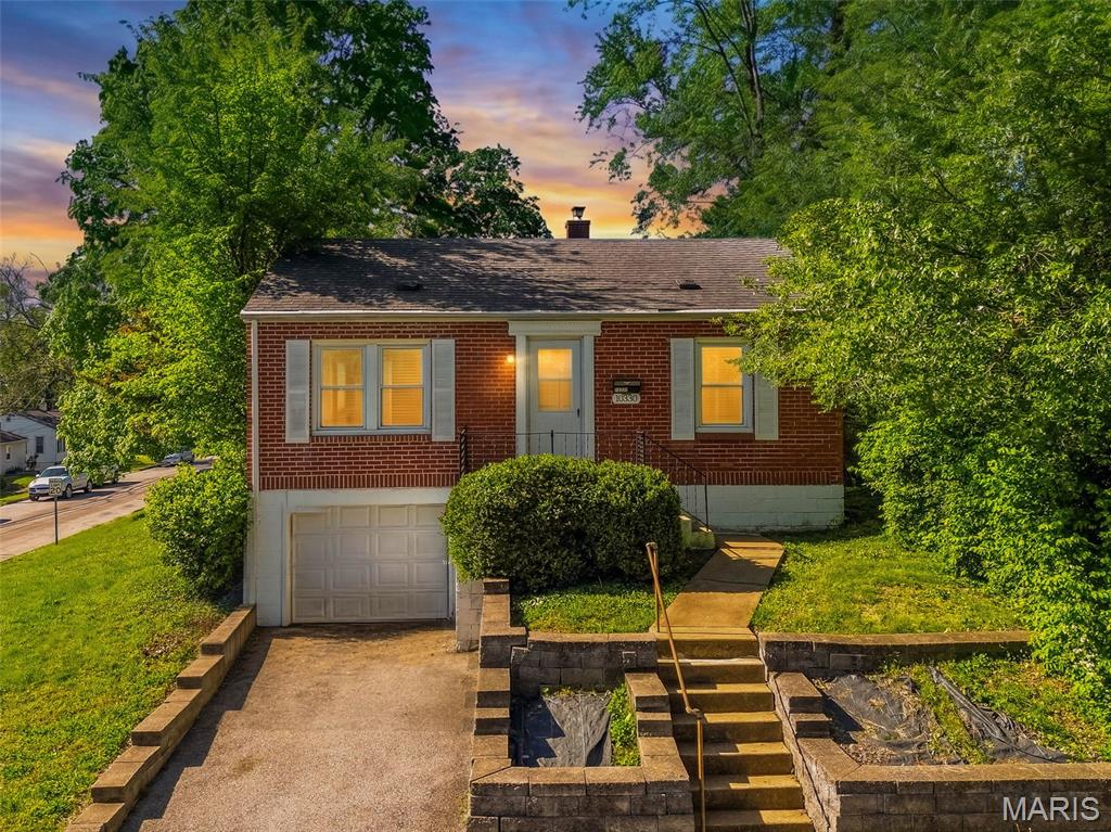 BOM- No fault of seller. Welcome to this 2-bedroom, 1-bath brick ranch offering a functional layout and comfortable living space. The living area connects to the kitchen, creating an easy flow for everyday living. Step outside to a fenced yard, providing space for outdoor use. A full unfinished basement offers additional storage options. Additional features include a one car garage, along with convenient access to nearby roads, shopping, and local amenities. Come schedule your showing today!