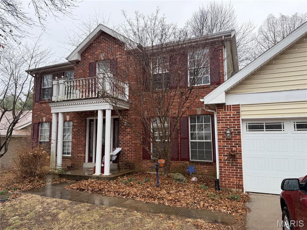 Great potential with this Bridgeton home in the Pattonville School District.  Tons of space on the main level with living room currently set up as bedroom, dining room, family room with fireplace, and a large eat in kitchen with center island.  Newer flooring throughout most of the main level and an updated full bathroom.  Main floor laundry.  Kitchen walkout to the spacious fenced in backyard with patio.  Second floor has a master suite with full bathroom with separate tub and shower and walk in closet, 3 additional bedrooms and another full bath.  With a little TLC this could become a wonderful retreat for the family.  Full basement is partially finished, with a bathroom fully plumbed and ready for the finishing touches to put it back together.  With a good cleanout and once over, this is a great opportunity to purchase a home with instant equity.  Make this your own and see the after repair value in this 2 story with a great backyard.  Come and see it!