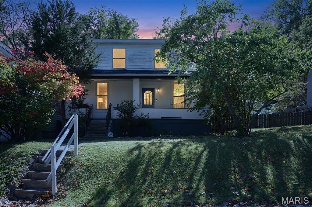 Welcome home to this absolute charmer in the heart of University City. From the moment you walk up, the front porch just calls your name. It is the kind of space made for coffee in the mornings or late-night talks on a porch swing. Step inside and you will instantly feel the warmth of the original woodwork, built-in bookshelves, and beautiful hardwood floors that tell a story all their own. Natural light fills the home, making every corner feel bright and inviting. The main level features two spacious bedrooms that share a convenient Jack and Jill bath with double sinks, ideal for family or guests. The living and dining spaces are wide open and flexible, perfect for entertaining or cozy nights in. The kitchen has all the charm. Head upstairs and prepare to be surprised. The entire second floor is your very own private & peaceful primary suite. Out back, there is room to relax, host, and enjoy. You will find a deck for the grill, parking for two, mature trees for shade, and a big yard ready for fall fire pits. This home truly packs a punch, full of character, functionality, and heart. Come see it for yourself before it is gone.