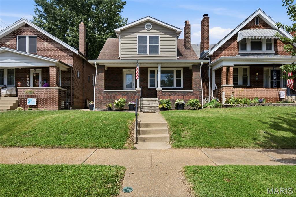 Welcome home to your beautifully updated brick home tucked into one of St. Louis' most walkable and desirable neighborhoods! Offering 3 bedrooms, 2 full baths, and over 1,400 square feet of living space, this charming home blends classic character with modern updates and an open, inviting floor plan. You'll love the granite countertops, hardwood flooring, the detached two-car garage, and covered front porch perfect for relaxing and enjoying the neighborhood atmosphere. A brand-new roof is scheduled for installation on June 29, providing added peace of mind. What truly sets this home apart is its location. Just steps from a neighborhood park and a short stroll to the heart of The Hill, you'll enjoy easy access to some of St. Louis' most beloved restaurants, bakeries, markets, and coffee shops. Whether it's grabbing a morning espresso, meeting friends for dinner, or enjoying an evening walk through the neighborhood, the best of city living is right outside your door and every Fourth of July, you'll have a front-row seat to one of the area's favorite traditions. Relax on the front porch and enjoy the spectacular fireworks display as The Hill comes alive with celebration, creating memories that make this neighborhood so special.
If you've been searching for a move-in-ready home with timeless charm, modern updates, and an unbeatable walkable location, 2843 January Avenue delivers the complete St. Louis lifestyle.