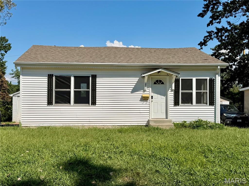 Looking for a place to call your own or add to your investment portfolio? Check out 212 La Motte! This home has two bedroom and one full bathroom with over 1100 square feet of living space. The front entrance leads to an enclosed sun room/entryway followed by the spacious living room. The open kitchen allows room for an eat in space. New LVP in several rooms as well as fresh paint. A/C is newer as well as some light fixtures.  The most recent tenants were paying $1250/month, so this is a great opportunity for immediate cash flow! Level backyard and long driveway leading to detached garage/storage shed.