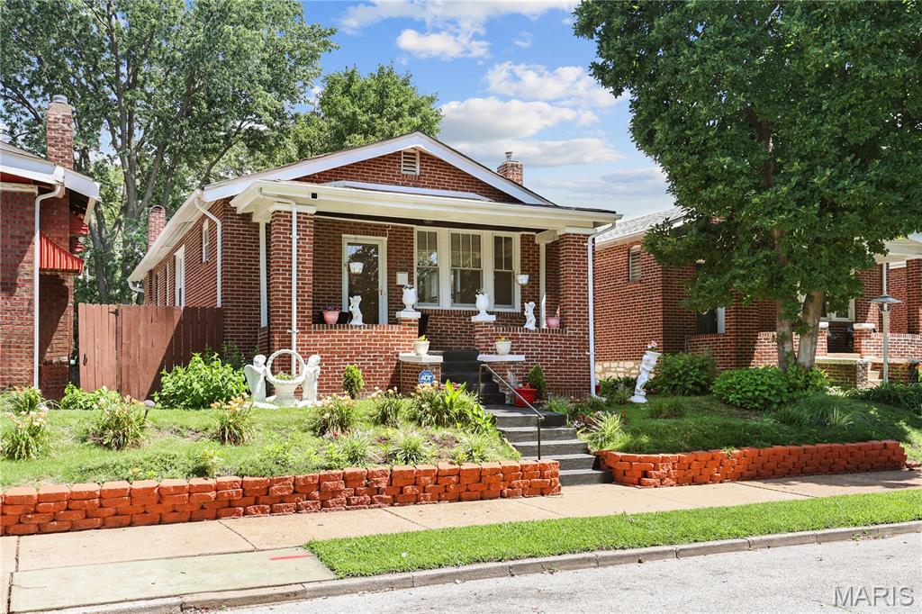 Welcome home to 3425 Connecticut Street, nestled in the heart of South St. Louis City and WALKABLE to everything. From the inviting front porch to the colorful landscaped exterior filled with blooming flowers, this home offers curb appeal that welcomes you from the moment you arrive. Inside, you'll find an updated interior with classic charm. The bright white kitchen features a double-door refrigerator, gas range, subway tile backsplash. The bathroom boasts a stylish tile shower surround, adding a fresh and contemporary touch. Step outside to enjoy the private backyard, fit for gardening, relaxing, or entertaining guests. The lower level provides abundant storage with ample closet space, offering flexibility for hobbies, organization, or future finishing possibilities. Looking for a move-in ready South City gem? This home is one you don't want to miss. Schedule your showing today and discover all the charm this home has to offer!