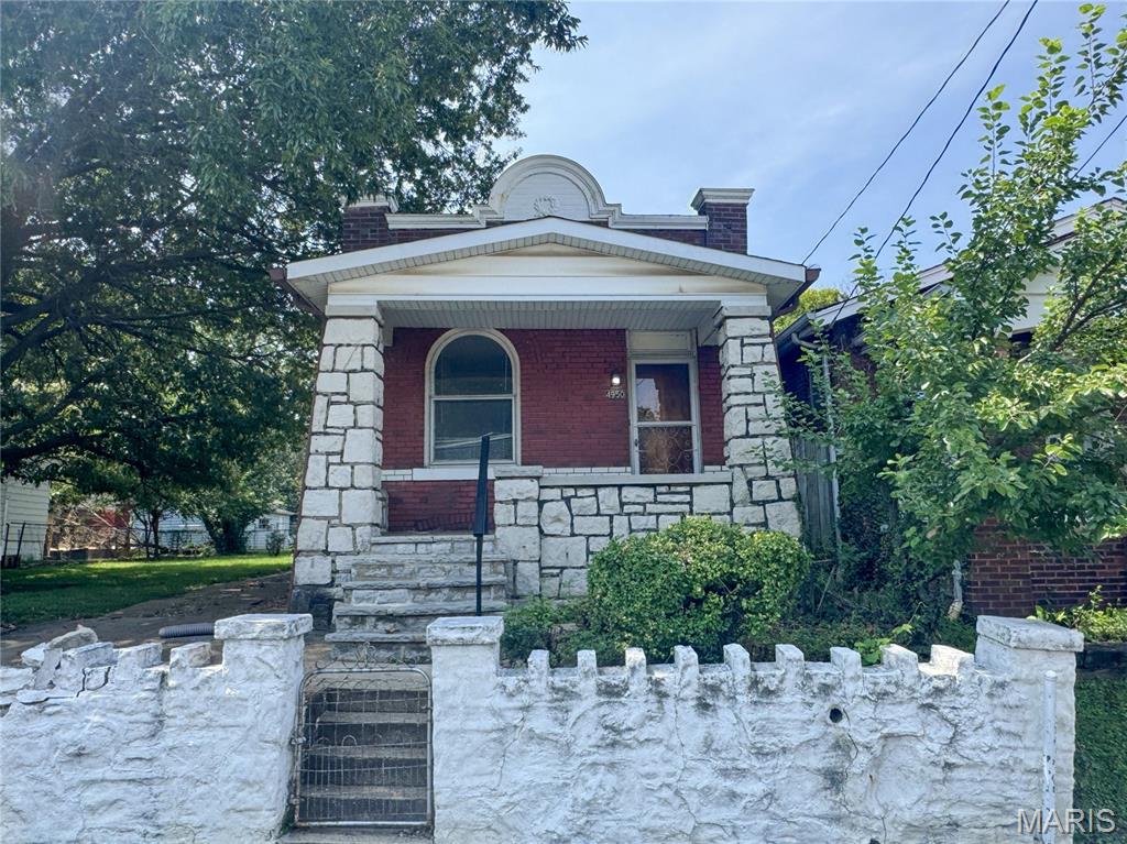 Charming all-brick bungalow in a convenient South County location, close to popular shopping, major highway access, and public transportation. This inviting home offers an open, flowing floor plan ready for your creative ideas and personal touches.

Situated on an above-average sized 60-foot-wide lot, the property features a large, level, private side yard along with a spacious backyard—providing plenty of room for outdoor enjoyment. Off-street parking is a plus, with an extra-long driveway leading to a detached garage.  This is a 2-bedroom home according to the tax records, but the layout is best suited to someone who wants a 1-bedroom home with additional flexible space.

Additional features include a full walk-out basement, updated HVAC system, and updated electrical panel. Great location, generous lot, and plenty of potential—don't wait to make this one yours! Schedule your showing today!