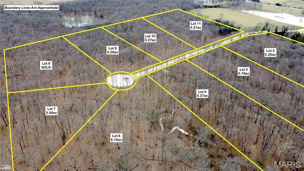 Welcome to Serenity Lake Estates. This 5+ acre subdivision located just south of HWY N along HWY T provides a variety of residential lots all of which are ready to build your dream home. Towards the front of the development, a couple lots are being offered around the lake and would be considered "open" lots. As you move east, the lots become more wooded and more private. A brand new concrete drive provides access throughout. Restrictions and minimal HOA fees are in place. These funds will be used to maintain the road, manage the lake and landscaping, and keep a wonderful walking trail around the lake. This property represents a wonderful location to live in beautiful western St. Charles County and enjoy the Francis Howell School District, all while being only minutes from HWY 70/Wentzville.