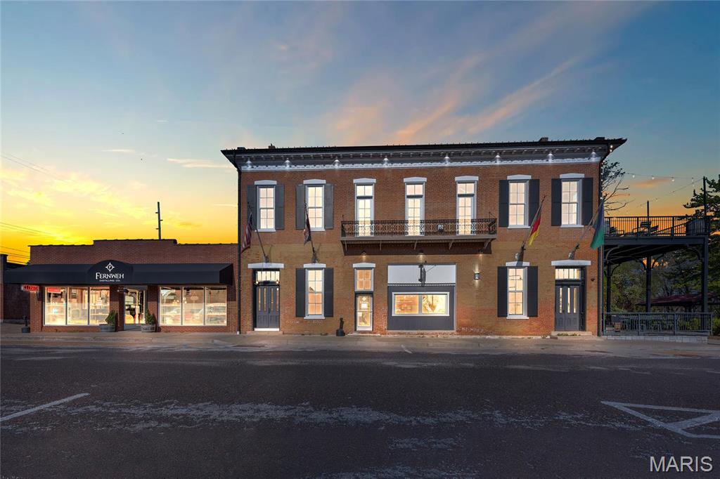 Incredible opportunity to own a thriving business and beautifully updated building in the heart of historic Hermann! This turnkey offering includes Fernweh Restaurant & Banquet Center, a beloved destination known for upscale dining, craft cocktails, and elegant events. The sale includes the fully operational restaurant, banquet center, cocktail lounge, commercial kitchen with walk-in cooler, retail storefront, and a spacious covered outdoor patio perfect for seasonal service. Stylish finishes blend modern charm with historic character, creating an inviting space for locals and tourists alike. Prime location just steps from the Hermann trolley line, wineries, and downtown shops ensures steady foot traffic and visibility year-round. Business, building, and all restaurant-related assets are included—distillery operations are excluded from the sale. A rare chance to step into one of Hermann’s most iconic hospitality venues—call today for your private tour! Location: City, Corner Location, Downtown, High Traffic