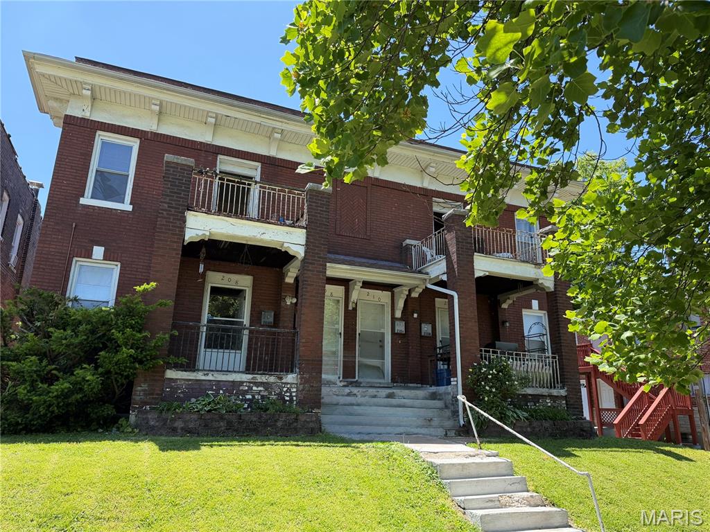 Investor special! Opportunity awaits at this four-family property ready for your vision and sweat equity. Ideal for an investor looking to renovate, increase rents, and build long-term cash flow. Whether you’re expanding your portfolio or looking for your next rehab project, this fourplex offers tons of upside in a convenient South City location. The bottom two units are currently tenant occupied, providing immediate rental income.