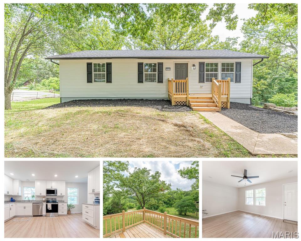 NOW ACTIVE! Nestled among mature trees in Festus, this spacious 4-bedroom, 3-bath home offers privacy, charm, and peace of mind with extensive renovations throughout. Large 1/2 acre lot with walk-out finished basement to a generous patio. The home has been fully updated following previous fire damage, with numerous improvements completed to restore and enhance the home. This was done correctly - all permits were obtained in this down to the studs renovation. Buyers are encouraged to review the detailed home inspection, update list and structural engineer's report available with the listing for additional information on the renovations completed. Enjoy the beauty of a wooded setting while benefiting from a refreshed interior ready for its next owner. This is a unique opportunity to own a renovated home on a picturesque lot in a desirable Festus location. The seller is also purchasing a one year Choice Home Warranty for the buyer, which is a $510 savings and provides peace of mind. 

Professional listing photos coming soon. Don't miss your chance to see this property—schedule your showing today!