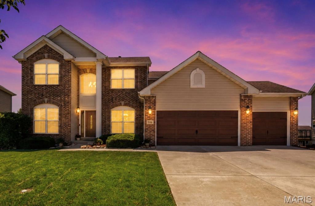 Beautifully maintained by the original owners, this stunning 2-story home is nestled in the highly sought-after Wyndgate Manors community! Offering timeless curb appeal and quality craftsmanship throughout, this spacious home features a 3-car garage, finished walk-out basement, soaring 2-story foyer, open staircase, and 9’ main floor ceilings.

The kitchen is designed for both everyday living and entertaining. The inviting family room showcases a dramatic wall of windows and a gas fireplace with marble surround.

Upstairs, the spacious primary suite features a coffered ceiling and luxury bath, while additional bedrooms offer generous space and functionality.

The finished walk-out lower level provides additional living and entertaining space and opens to a spacious backyard perfect for relaxing, hosting, or enjoying the outdoors. Located in one of the area’s most desirable neighborhoods with community amenities including parks, walking trails, pool, clubhouse, and more — this is the perfect place to call home!