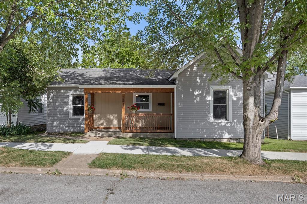 Amazing opportunity in the heart of downtown Desoto! This 1930's ranch home has been renewed to perfection- With 3 beds 2 baths and 1,100 square ft. it is perfectly finished for any new owner looking to move into a beautiful, turnkey property. Just a couple minutes walk from Historic Desoto Main St. with seasonal and festive parades- wonderful shops, dining and nightlife there is plenty to do to enjoy yourself-  this ranch style home offers 3 large bedroom- a spacious living room area connecting the NEW fully furnished kitchen- adding 2 brand NEW full bathroom- NEW paint- NEW flooring-  NEW siding- NEW plumbing- NEW 400 AMP electrical service- NEW appliances- NEW A/C unit... Did I say NEW?!?  WOW- Many other custom finishes you will love the minute you walk in the door! With a large fenced in backyard and rear parking this home is Priced to sell and will not last long- Come and see it for yourself and don't wait... create your own bit of history right here in Desoto!