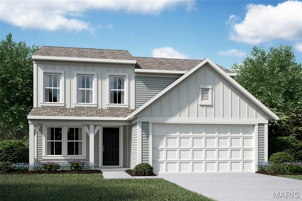 New construction by Fischer Homes in the beautiful Serenity Woods community, featuring the stunning Wesley design. This thoughtfully designed layout is perfect for style and practicality with 3 bedrooms, 2 full baths, and 1 half bath. The inviting family room is the heart of this plan, making it the perfect gathering space. The open kitchen with a large island and walk-in pantry connects to the morning room. The owner's suite features a private bath and walk-in closet. The spacious 2-bay garage completes this exceptional home.