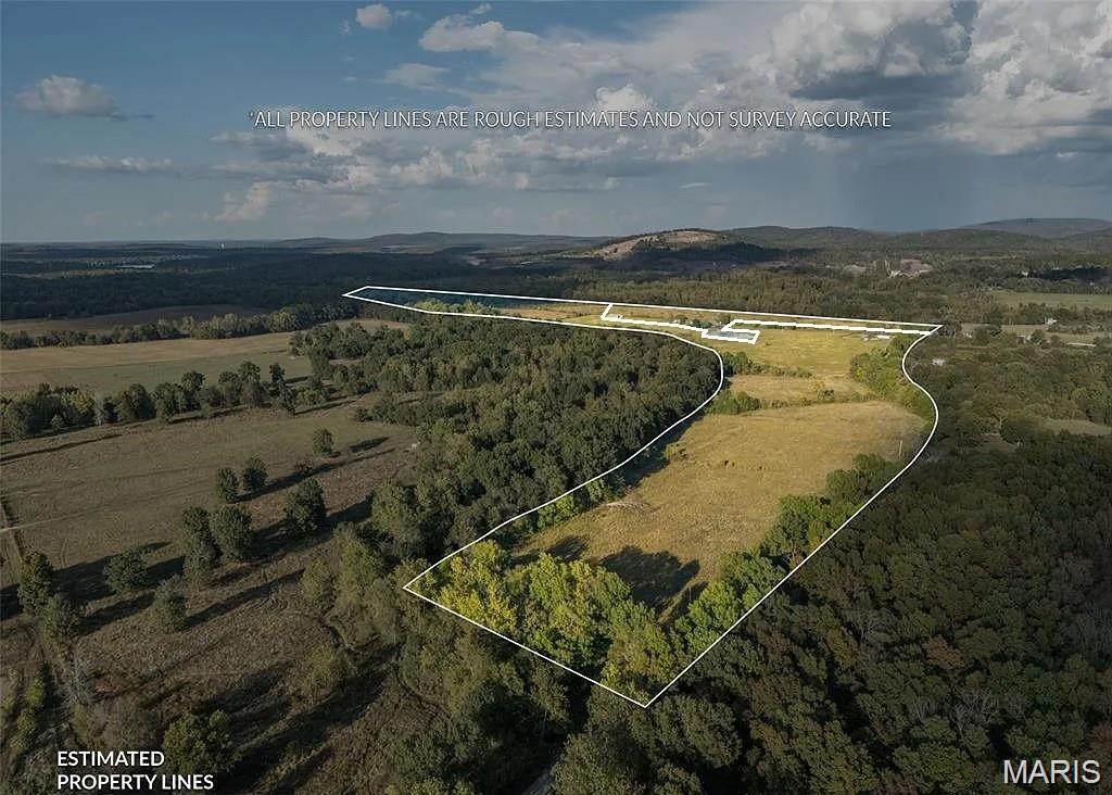 Presenting a unique opportunity to acquire a remarkable 93.19-acre tract that seamlessly blends open pasture, hardwood timber, and extensive road frontage. This property is equipped with two private water wells (one designated for commercial use), a 3,000-gallon engineered septic system, and robust 400-amp electric service. It features a substantial 40x60 concrete pad, perfect for agricultural, commercial, or residential development. The fenced pastures are enhanced by two automatic livestock waterers and a 20x40 working pen with loading areas, allowing for immediate productivity in raising cattle or other livestock. The gently rolling terrain, expansive fields, and timbered draws, combined with the property’s proximity to the St. Francois River, create an exceptional habitat for deer, turkey, and various wildlife, making it ideal for recreation and outdoor enthusiasts. With approximately 2,600 feet of road frontage, this property also presents significant future development potential. The final acreage will be confirmed by a survey. This versatile, well-improved property boasts a strong utility infrastructure, making it ready for a wide range of uses, including homesteading, farming, or long-term investment. Don't miss out on this exceptional opportunity!
