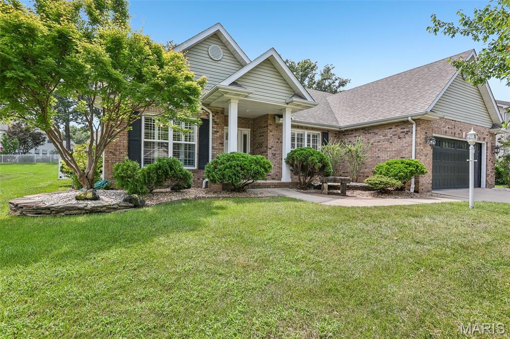 Get ready to fall in love with 315 Redwood Drive in Edwardsville! This inviting one-story home offers wonderful living spaces and plenty of charm in a desirable location convenient to shopping, dining, schools, and interstate access for an easy commute. The well-maintained home features a functional layout, thoughtful updates, and plenty of finished living space.

The main level features a spacious living room with a gas fireplace, an updated kitchen with quartz countertops, tile backsplash, pantry, and stainless appliances, plus a separate dining room, breakfast room, convenient main-floor laundry, two additional bedrooms, and a spacious primary bedroom.

Major improvements include a roof and paid-off solar panels installed in 2017, A/C in 2022, beautiful finished wood floors completed in 2022, fenced yard in 2022, garage door in 2024, tankless water heater in 2025, and new basement carpet in 2026. An EV charging station adds another modern convenience.

The finished lower level offers fantastic additional living space with a family room and bedroom, a full bathroom, and plenty of additional storage space. Step outside to enjoy the fenced backyard and patio—perfect for relaxing, entertaining, pets, gardening, or play.

A move-in-ready home with energy-conscious upgrades, flexible living space, excellent curb appeal, and a convenient Edwardsville location—schedule your showing today!  Professional photos and full property details are coming soon—stay tuned!