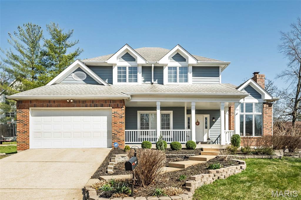 Discover the ultimate retreat in the prestigious City of Crystal Lake Park, a serene residential enclave within the top-rated Ladue School District. This stunning 3-bedroom, 2.5-bath residence perfectly captures the charm of a quiet and quaint community while offering the modern luxury today’s buyers demand.
From the moment you arrive, the classic curb appeal of the covered front porch and timeless brick accents sets the stage for what’s inside. The heart of the home is a magnificent Great Room, where soaring ceilings and a crisp white fireplace create an airy, sophisticated atmosphere. Bathed in light from large windows, this space flows seamlessly onto a private covered, screened deck, making it a dream for both high-end entertaining and cozy family nights.
The chef’s kitchen is a masterclass in style and function, featuring pristine white cabinetry, high-end double wall ovens, and a unique center island with an integrated gas cooktop and breakfast bar. Whether you're hosting a holiday dinner or enjoying a quiet morning coffee, the warm hardwood floors and under-cabinet task lighting make every moment feel special.
Escape to the primary suite, a tranquil sanctuary with plush carpeting and a spa-inspired bath that rivals a five-star resort. Featuring dual   vanities with elegant gold hardware, a soaking tub under an arched window, and a separate glass-enclosed shower, it’s the perfect place to unwind. The secondary bedrooms are equally impressive, bright retreats with a charming built-in window seats and expansive views of the lush, mature landscape.
Your favorite "outdoor room" will undoubtedly be the screened-in porch, boasting a tall ceiling and 270-degree views of the park-like surroundings. Located just minutes from Plaza Frontenac and West County Center, this home offers the rare combination of a "quaint" community feel with unbeatable access to West County’s best amenities. Welcome home to Crystal Lake Park!
