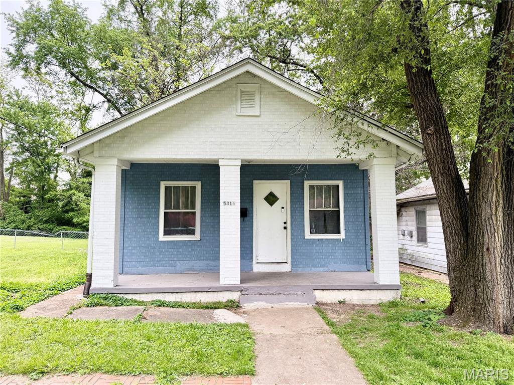 Looking to add to your RENTAL PORTFOLIO? Great opportunity to own a turn-key 2-bedroom, 1-bath home with strong rental potential! Currently tenant occupied, it is ideal for a buy-and-hold investor seeking immediate rental income. Recent renovations include a newer roof, paint inside and out, refreshed bathroom, and newer flooring throughout.  Excellent potential for continued long-term rental income, with open market and Section 8 opportunities. Additional features include an eat-in kitchen and an unfinished basement offering extra storage. Situated on a large, easy to maintain, level lot with plenty of outdoor space for tenants or future owner-occupants alike. This low-maintenance property presents a fantastic opportunity to add to any rental portfolio and maximize returns quickly. Can be purchased individually, as a package, or in any combination with the following houses: 5819 Helen Ave, 5346 Janet Ave, 7159 Garesche Ave, and 7506 W Florissant Ave. Being sold AS-IS. OWNER BY CONTRACT.
