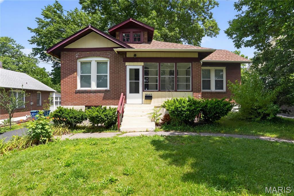 Discover the potential of this charming ranch-style home in the heart of the Charlack subdivision. Featuring 2 bedrooms and 1 full bath, this residence offers a solid foundation with classic appeal. The interior features hardwood flooring throughout the main level, complemented by a spacious living area and a functional, eat-in kitchen. The full, partially finished basement provides excellent storage or flex space, while the exterior boasts a level lot and a convenient detached 2-car garage.