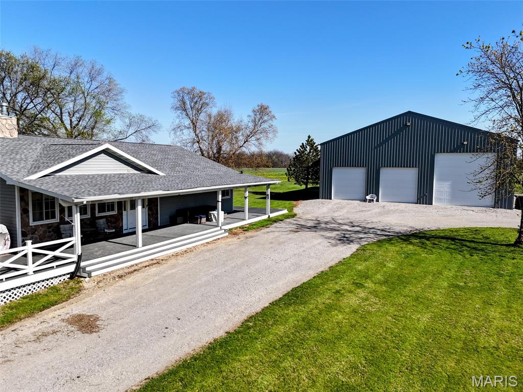 Country living meets space and functionality at 55272 Buffalo Lane in New London. Set on 17.8 acres with approximately 12 tillable, this property is ideal for hobby farming, recreation, or simply enjoying the quiet.

The 3,734 sq ft home offers 3 bedrooms plus 2 additional non-conforming sleeping rooms, giving you plenty of flexibility for guests or office space. You'll love the updated modern kitchen, new roof, and the efficiency of geothermal heating and cooling, along with a water softener and humidifier.

Outside, the 50x60 shop is a standout feature with a concrete floor, its own electric, and a 50-amp hookup - perfect for equipment, hobbies, or a workspace.

If you're looking for acreage, a quality home, and a peaceful setting - this is it.