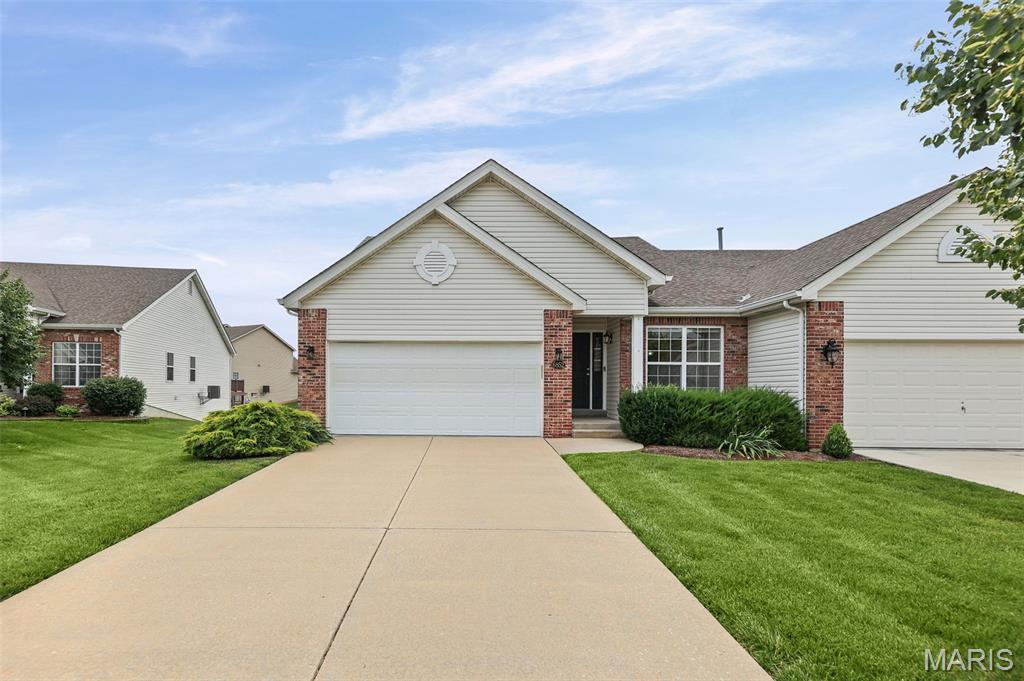 Welcome to LOW-MAINTENANCE LIVING in the highly desirable Villages at Amberleigh! Perfectly situated on a quiet cul-de-sac, this beautifully maintained 2BR, 3BA villa offers over 2,200 square feet of finished living space with an open-concept floor plan, partially finished WALKOUT BASEMENT and all the conveniences you’ve been searching for. The main level features an AIRY living room/sitting room combo, spacious primary ensuite with dual closets, an additional full bathroom for guests, laundry, kitchen/dining (refrigerator has a filtration system) AND a breakfast room. Step outside to enjoy the peaceful backyard from your elevated deck just off the breakfast room, complete with stairs leading down to an oversized concrete patio, offering easy access and additional outdoor entertainment space. The partially finished, WALKOUT LOWER LEVEL expands your living space with a large family room, full bathroom, additional bedroom and plenty of storage — ideal for guests, a home office, hobby space, or whatever fits your lifestyle. Enjoy the ease of HOA living while still having room to relax and entertain. HOA includes lawn care, snow removal and some exterior maintenance. *Additional $425/yr pool access, right down the road! Conveniently located near shopping, dining, Anderson Hospital, interstates. This villa combines comfort, convenience and low-maintenance living in one exceptional package. You're not going to want to wait to see this one! Info assumed accurate; Buyer/Buyer's Agent to verify all details.