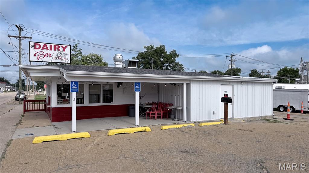 A Fredericktown staple for years! The Dairy Bar is ready for its next owner. Located in a prime downtown Fredericktown location, this well-known property has been part of the community for generations. Offering approximately 1,127 square feet, this property is set up with the potential to get started quickly, with business equipment negotiable as part of the sale. From the walk-in cooler to the drive-thru setup and more, much of what you need may already be in place. Whether you are looking to bring back a local favorite or create something new, this is a rare opportunity to step into a ready-to-go business location with major potential!