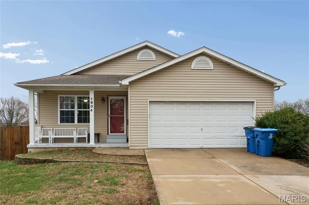 Beautifully updated 4-bedroom, 3-bath home in the highly sought-after Ville Maria Subdivision! This 2007-built ranch offers an inviting open floor plan featuring a direct-vent peninsula fireplace that separates the living and dining areas, along with a bright breakfast room that walks out to a spacious deck—perfect for morning coffee or entertaining. The main level includes three bedrooms, including a comfortable primary suite and convenient main-floor laundry, plus a 2-car attached garage for secure parking and storage. The walkout lower level expands the home significantly, offering a fourth bedroom, an additional full bathroom, and a flexible office/bonus room—ideal for guests, multigenerational living, or work-from-home needs. (Seller-provided details.) Situated on a desirable corner lot backing to an Early Childhood Center and playground, the setting provides privacy, green views, and a wonderful community feel.