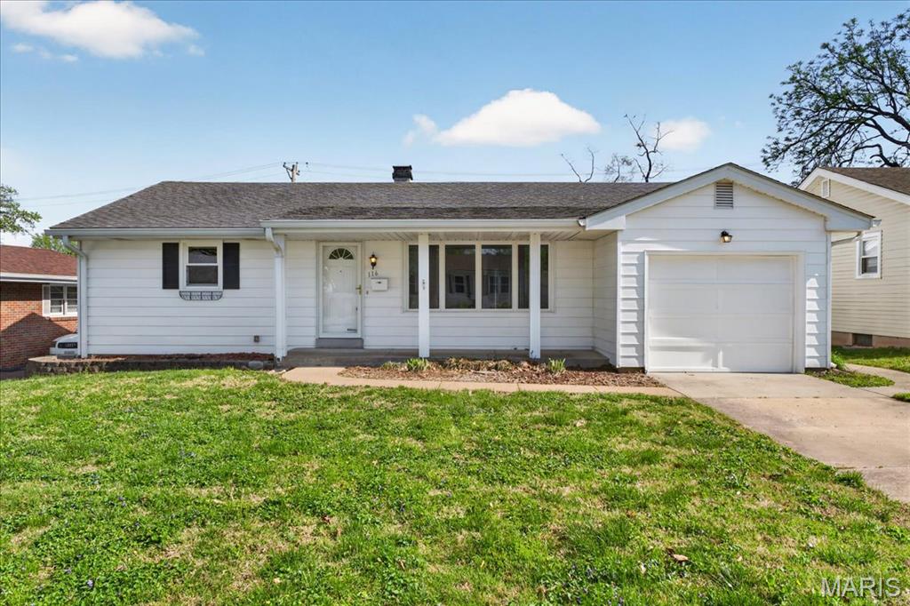 Very cute, well cared for home in the heart of St. Charles!  Three bedroom, one full bath home with a wonderful layout that makes great use of the square footage.  Home sits on a quiet street in a well established neighborhood, near grocery shopping and the library.  Original hardwood floors throughout most of the main level.  Dining and kitchen areas are open to one another and there is a large full bath in hallway.    Finished basement with a good sized living/recreation area, plus a bonus room that can be used as an office.  Backyard offers a private patio area, plus a storage shed.