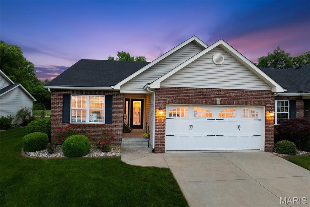 Welcome to easy villa living in the heart of O'Fallon! This beautifully maintained 3-bedroom, 3-bath villa offers an open floor plan with vaulted ceilings and gorgeous wood flooring, creating a bright and inviting feel throughout. The spacious living area flows seamlessly into the kitchen and dining space, making it perfect for entertaining or everyday living. The finished basement adds even more living space, with room for a family room, recreation area, or guest setup, plus abundant storage. Enjoy the convenience of a gas hookup for your grill and low-maintenance living in a highly desirable neighborhood close to Scott AFB, shopping, dining, and easy highway access. This villa combines comfort, convenience, and style all in one!