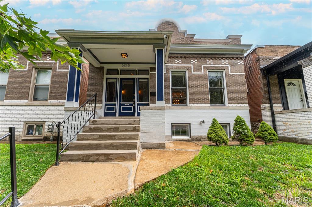 Welcome to 5210 Alaska. This charming bungalow will wow you from the moment you arrive.  No detail was left neglected in this luxuriously updated 3 bedroom 2 bath space.  With stunning flooring, trim work, and molding throughout.  Marble countertops, stainless steel appliances, electric fireplace, beautiful exposed brick and custom woodwork. Primary bedroom boasts a walk-in closet and on-suite bathroom with double  sinks. Freshly finished basement offers bonus living space and  laundry room and storage space.  Secure parking with double garage door opening to a covered carport. Backyard has private fence for entertaining.  Close to all South City has to offer. Make your appointment today!!!