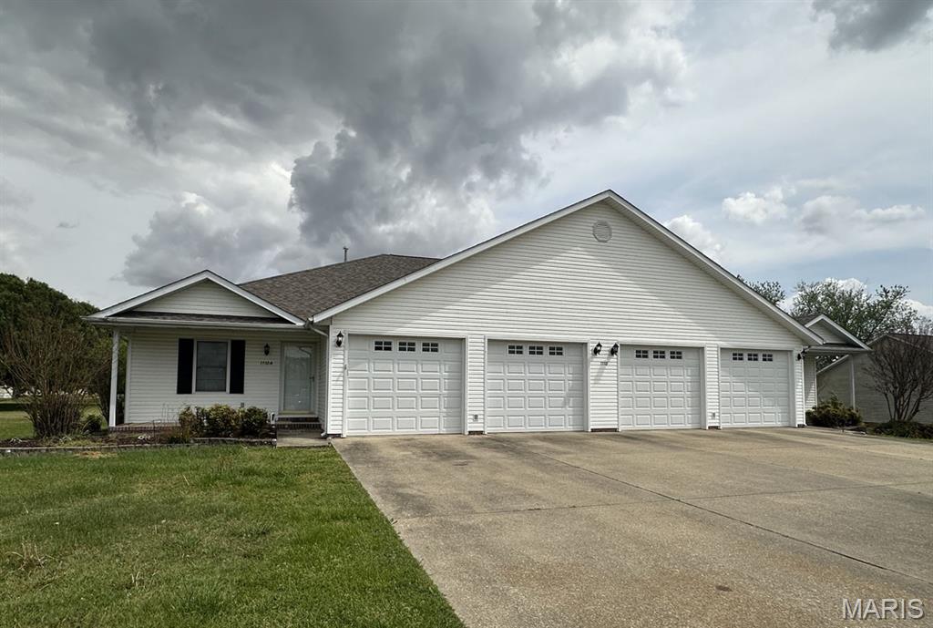 Located at 1110 State Highway AD in Dexter, M0, this stunning duplex offers an exceptional investment opportunity on the edge of town, just moments from local businesses & conveniences. Each side of the duplex features 2 bedrooms & 2 bathrooms, along with its own two-car garage, for a total of 4 garage spaces. Inside, both units boast open, functional layouts that create a warm & inviting atmosphere ideal for daily living or entertaining. The primary bedrooms are generously sized & include spacious walk-in closets, while each unit also enjoys private access to screened sunroom & concrete patio in Apt. B and a glassed-in sunroom and concrete patio in Apt. A—perfect for outdoor relaxation. Situated on a large city lot just under an acre, this well-maintained property is turn-key & ready to enhance any investor's portfolio. Live in one & rent the other for income property....lots of great possibilities.
