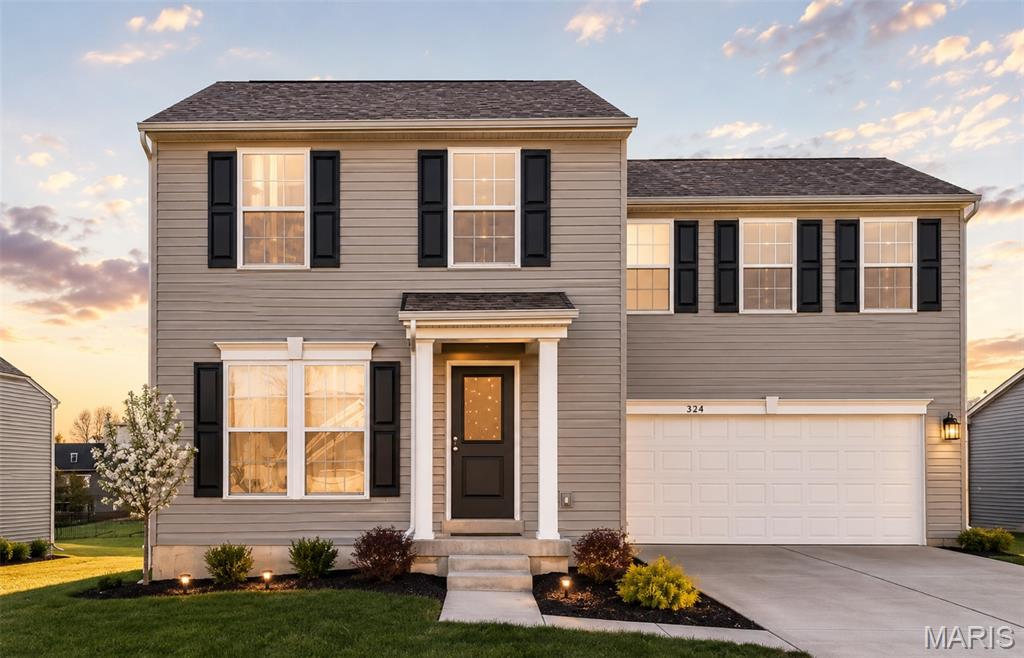 Why wait to build? Welcome to the Lincoln Model! This one-year-old, two-story home offers the benefits of modern construction without the delays. Featuring 4 bedrooms and 2.5 baths, this home showcases 9-foot ceilings on the main level and an open, airy floor plan perfect for everyday living and entertaining. You’ll love the second-floor laundry room, walk-in closets, adult-height vanities, double sinks in the primary bath, granite countertops, stainless steel appliances, and today’s popular neutral finishes. Situated on a quiet cul-de-sac lot, this move-in-ready home offers privacy, convenience, and style all without the wait!
Seller-owned solar panel system provides substantial energy savings, resulting in extremely low monthly electric costs.
**Located in a USDA-eligible area. Contact your lender regarding qualification requirements and potential 100% financing options **
