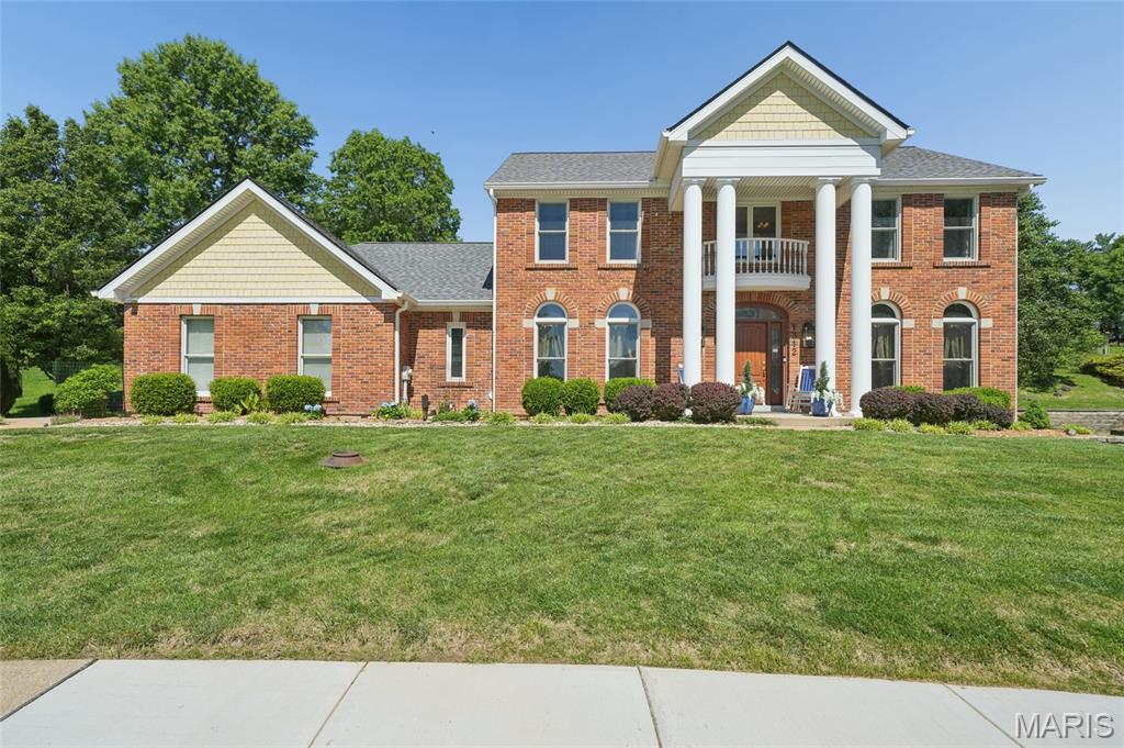 This is the Chesterfield home you've been waiting for. This exceptional five-bedroom, five-bath residence has been thoughtfully updated from top to bottom with an unwavering commitment to quality, craftsmanship, and timeless design. Every space reflects intentional detail, elevated finishes, and a seamless blend of comfort and sophistication.

A grand main level welcomes you with multiple living and entertaining spaces, including a formal living room, elegant dining room, spacious family room, and a warm hearth room positioned just off the kitchen. A private office-style nook and conveniently located guest bath sit between the kitchen and main living area, offering both function and flexibility for everyday living.

At the heart of the home, the kitchen is truly a showpiece. Custom floor-to-ceiling white cabinetry is accented by illuminated glass-front uppers, while soft-close lower drawers enhance both beauty and practicality. Designed for both entertaining and everyday ease, the space features dual dishwashers, dual sinks, and top-tier luxury appliances throughout. A Sub-Zero refrigerator, freezer, and beverage cooler anchor the space, complemented by a Viking double wall oven (with French door upper oven, traditional lower oven, and warming drawer) and additional premium appliances seamlessly integrated into the layout. A large center island provides generous seating and workspace, making this kitchen as functional as it is striking.

From both the family room and hearth room, doors open to a beautifully designed outdoor living area complete with a pergola-covered patio. Thoughtfully curated for relaxation and entertaining, the space includes a spa, multiple seating and lounge areas, a Solo Stove feature, and even a custom-mounted bug zapper hook for added convenience. The surrounding landscaping has been meticulously maintained and enhances the home’s sense of privacy and tranquility.

Upstairs, the primary suite offers a serene retreat with a gas fireplace and a spa-like bath featuring dual vanities, a separate soaking tub, walk-in shower, and a dedicated heat lamp with auto shut-off positioned just outside the shower. Three additional upstairs bedrooms are generously sized and share a well-appointed full bath with a tub and shower combination.

The finished lower level expands the living space significantly, offering two distinct large recreational areas currently used as a cozy media lounge and an expansive playroom. A private in-law suite provides a bedroom, kitchenette, and full bathroom. This level also includes a flexible space ideal for a home gym or optional sleeping area with access to the utility room housing the HVAC, water heater, and additional storage.

The three-car garage is equally impressive, featuring a custom French cleat wall storage system designed for exceptional organization and functionality. Additional upgrades throughout the home include a newer roof, updated systems, and high-quality improvements that reflect long-term care and pride of ownership.

This is a rare opportunity to own a meticulously maintained, move-in-ready home offering elevated finishes, flexible living spaces, and an exceptional indoor-outdoor lifestyle.