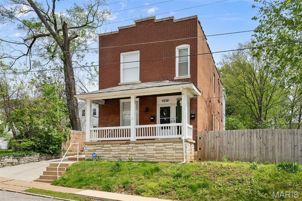 Take advantage of this exceptional, turn-key investment opportunity with a fully furnished, cash-flowing two-family property in St. Louis' highly desirable Dogtown neighborhood. Perfect as a high-yield asset for a savvy investor or as an ideal for an owner-occupant looking to subsidize their mortgage with rental income, this property delivers immediate value. The entire building underwent a comprehensive top-to-bottom renovation in 2023, which introduced fully updated kitchens, modern bathrooms, new flooring, fresh paint, new windows, and new doors. Crucial capital improvements offer total peace of mind, featuring a new roof in 2024, fully updated major mechanical systems, fresh tuckpointing, and a newly poured concrete driveway for convenient off-street parking. Inside, each bright and open-concept unit blends modern fixtures and stylish finishes with plenty of historic charm, offering spacious bedrooms and generous closet storage. Residents will love the shared backyard space for relaxing or outdoor entertaining, as well as the premier location that sits within walking distance of popular local Dogtown spots and just a short bike ride from all the world-class attractions of Forest Park. is sale,  no showings without an accepted contract. No sign. Please do not disturb the tenants.