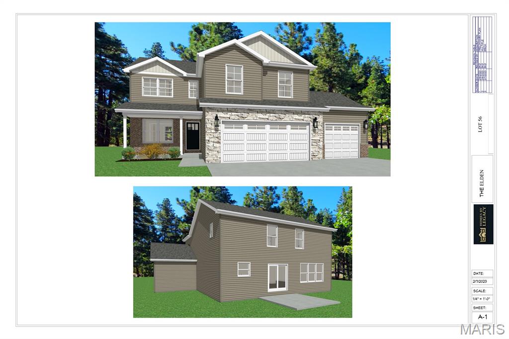 "Welcome to the Elden floor plan, a tasteful new construction home featuring a desirable 3-car garage and a thoughtfully designed layout. The main level offers an open-concept living space with a spacious great room, dining area, and kitchen with pantry, perfect for everyday living and entertaining. A flexible front room provides the ideal space for a home office, playroom, or sitting area.
 
Upstairs you’ll find four comfortable bedrooms, a versatile loft, and convenient second-floor laundry. The primary suite includes a private bath and walk-in closet, creating a relaxing retreat. The unfinished basement offers room to grow with potential for a future bedroom and bathroom, along with additional build options as the home progresses. Currently under construction. Completion expected by the end of July."