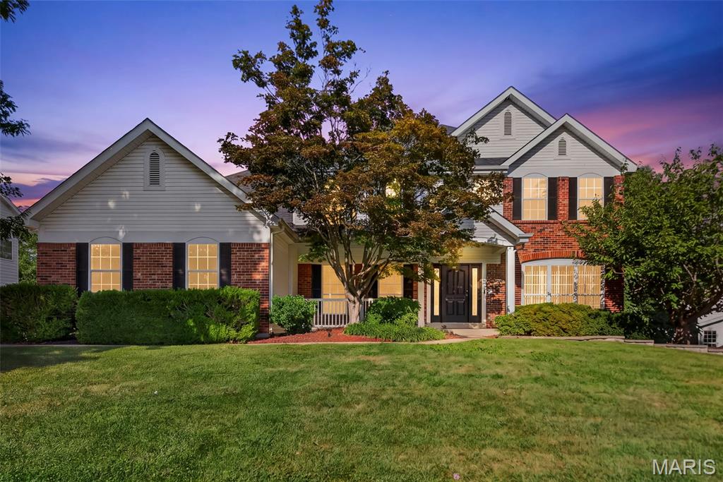 Welcome to your private oasis in the highly coveted Turtle Creek Golf Community. This striking, brick-front two-story estate blends timeless architectural curb appeal with a spacious, functional layout designed for modern living, remote work, and effortless entertaining.  Designed for gathering, the kitchen boasts premium 42-inch cabinetry, granite countertops, a massive center island, and a sun-drenched breakfast bay that opens directly to the outdoor deck.  Step outside to your private pool and deck area, perfect for summer barbecues, lounging, and resort-style relaxation.  With a fully finished walk-out basement and a grand main level featuring 9-foot ceilings, this home offers over 4,000 square feet of total living space—providing endless options for a home office, gym, or media room. Seller is licensed agent in State of MO, with principal ownership. Professional pictures coming soon.