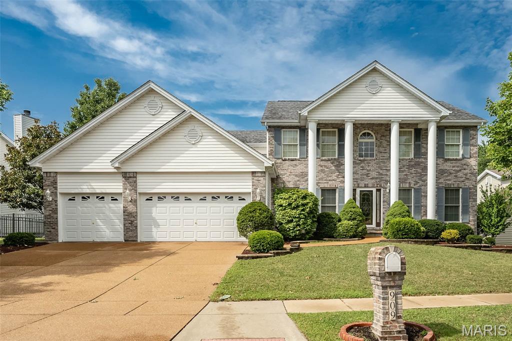 Nestled in the highly desirable Avondale Heights community, this meticulously maintained 1.5-story home offers exceptional space and luxury throughout. The expansive main level features an elegant formal dining room and a sprawling family room anchored by a cozy two-sided gas fireplace. The gourmet eat-in kitchen comes fully equipped with stainless steel appliances, a center island, and a pantry. Unwind in the main-floor primary suite, complete with its own two-sided gas fireplace and an ensuite bath featuring a double-sink vanity, soaking tub, and separate shower. The finished walk-out lower level serves as an ideal guest or entertainment space, boasting a 5th bedroom, full bath, additional gas fireplace, and a convenient bar area equipped with a microwave and dishwasher, plus abundant storage. Step outside to enjoy a private backyard retreat featuring a deck, patio, and gazebo. Complete with main-floor laundry and a 3-car garage with an extended workshop area, this 5-bedroom, 3.5-bath home is a true must-see.