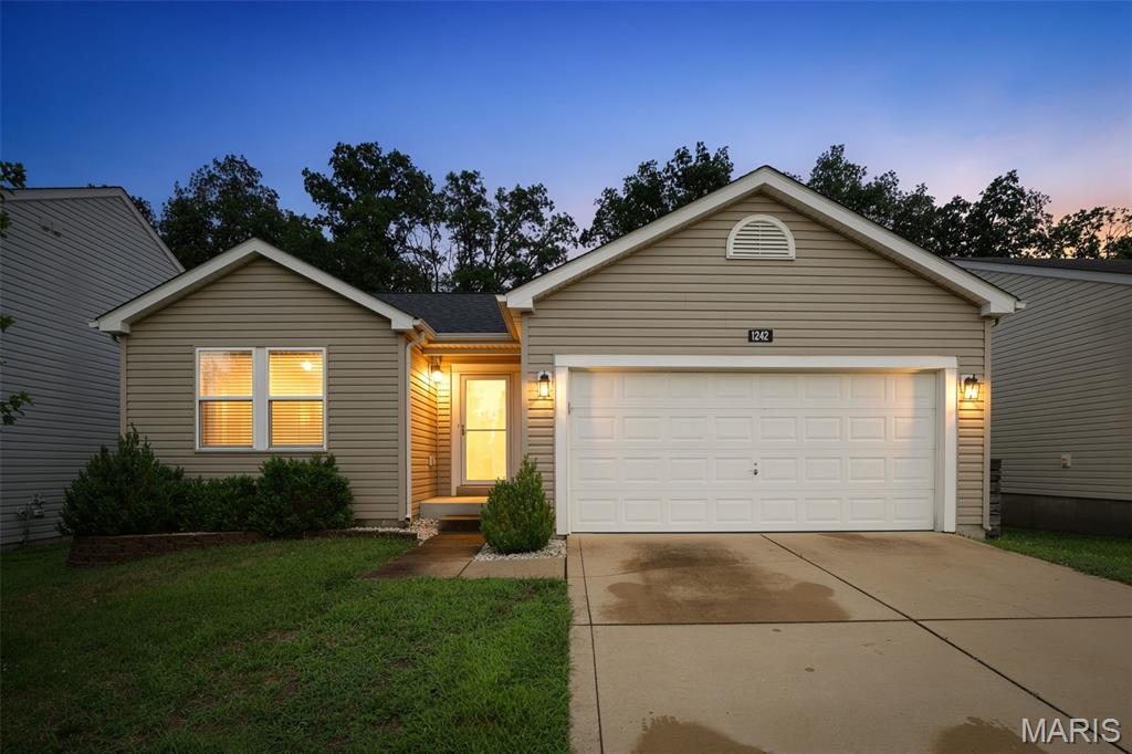 Welcome home to this spacious and inviting 3-bedroom, 2-bathroom residence located in the heart of Herculaneum, Missouri. Featuring an open floor plan, this home offers a bright, airy atmosphere that's perfect for both everyday living and entertaining. The main living area seamlessly connects the living room and eat-in kitchen, creating an ideal space for gatherings with family and friends. Just off the kitchen, you'll love the brand-new deck, providing the perfect spot for morning coffee, outdoor dining, or relaxing while overlooking the backyard. The bedrooms offer comfort and convenience, while the finished basement adds valuable additional living space and includes a rough-in for a future bathroom, giving you the flexibility to create a guest suite, recreation room, home office, or additional living area. Step outside to enjoy the fully fenced backyard, perfect for pets, children, and outdoor entertaining. A 2-car garage provides ample parking and storage space. As an added bonus, the HOA includes access to a community swimming pool, offering resort-style enjoyment just minutes from your front door. Conveniently located near schools, parks, shopping, dining, and major highways, this home combines comfort, convenience, and outstanding value. Come see it today!